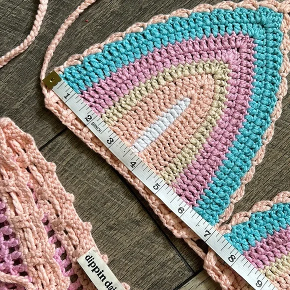 Dippin Daisy’s Rainbow Crochet Set - NWOT - Picture 7 of 10